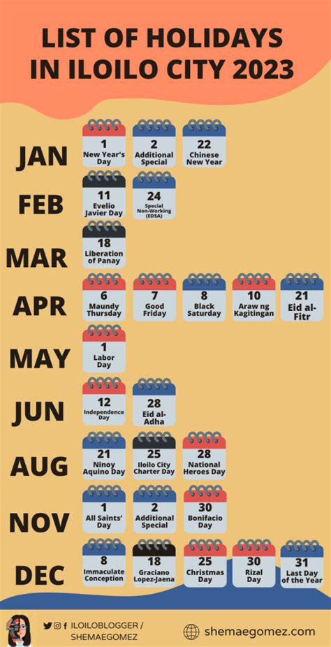 List of Iloilo City Holidays [Updated 2024] .